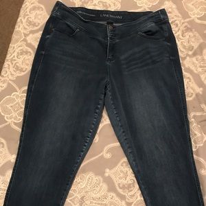 Lane Bryant High Rise Super Stretch Skinny Jeans